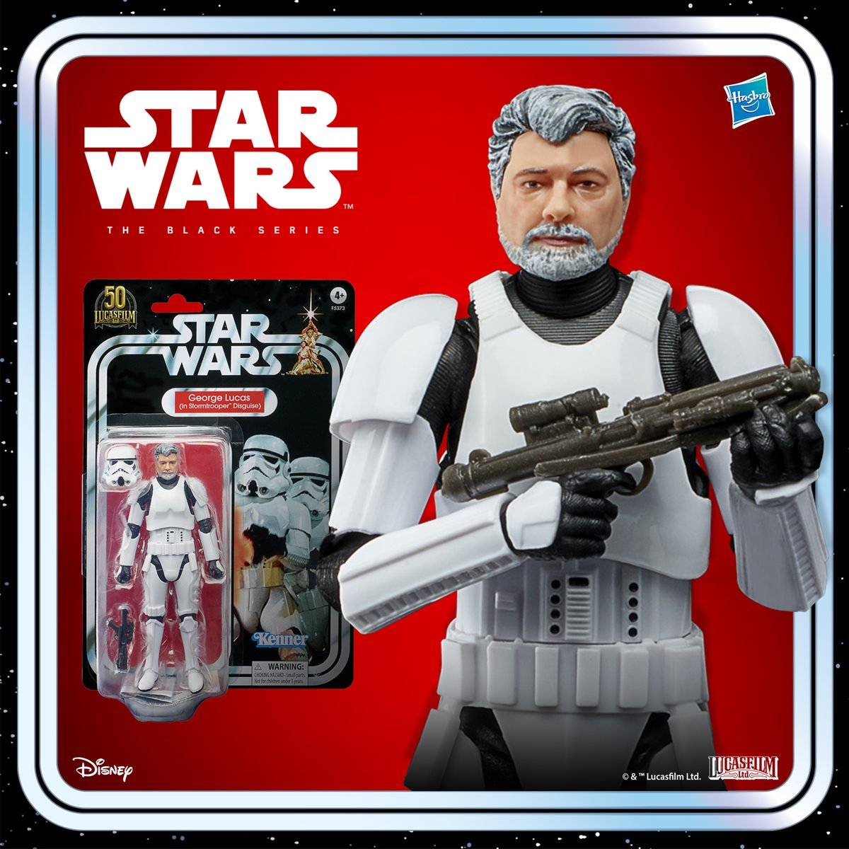 Star Wars: The Black Series George Lucas (in Stormtrooper Disguise) Hasbro